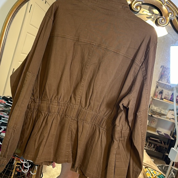 NWT 3XL by STOOSH brown light weight jacket. - Picture 7 of 7